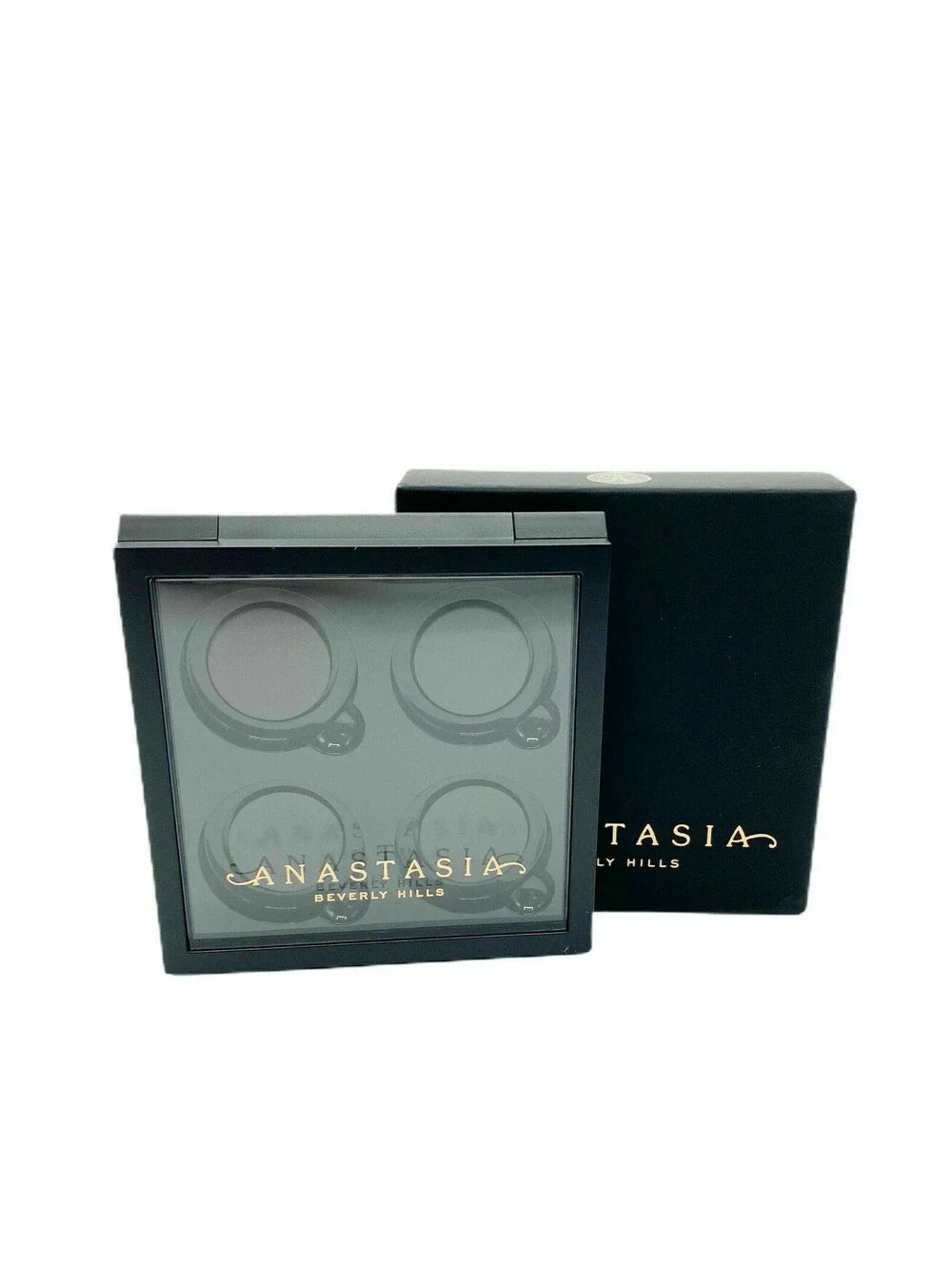 Anastasia Beverly Hills 4 Well Magnetic Eye Shadow Palette + Dual End Brush